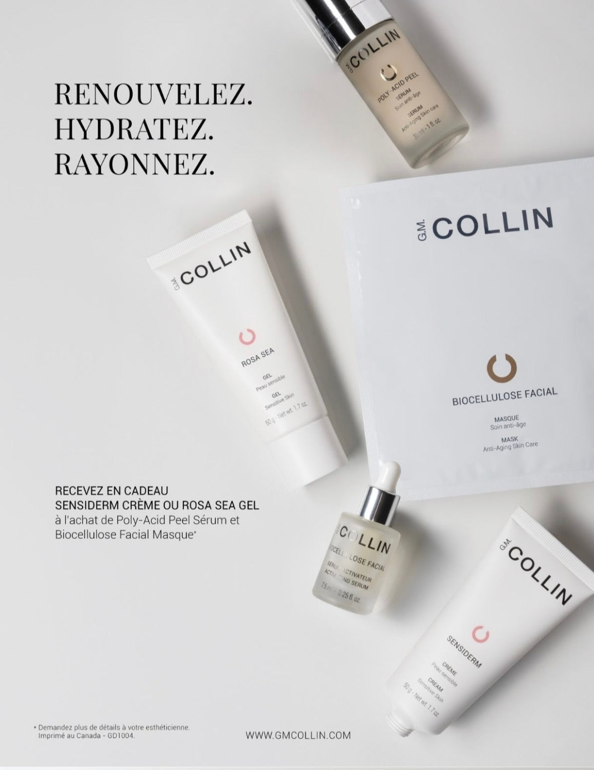 RENOUVELEZ, HYDRATEZ, RAYONNEZ.